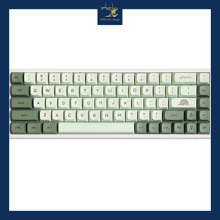 Cận cảnh ký tự trên keycap Matcha XDA