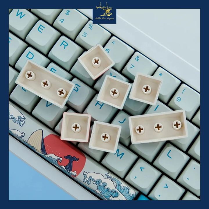 Bàn phím cơ sử dụng keycap Coral Sea XDA