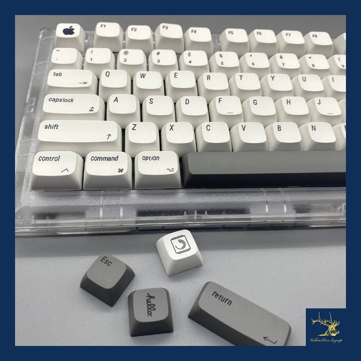 Keycap PBT XDA Profile lắp trên bàn phím cơ