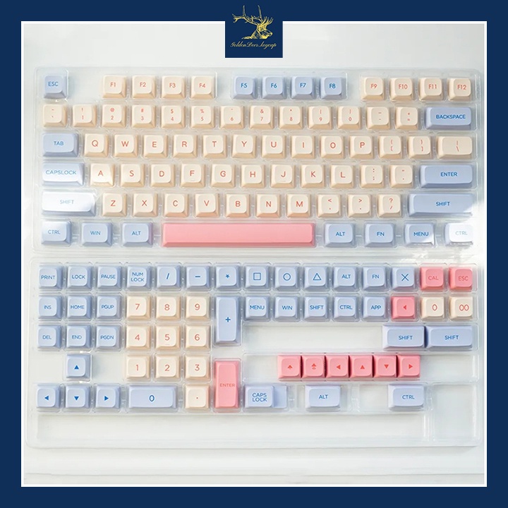 Keycap Marshmallow PBT phong cách cute