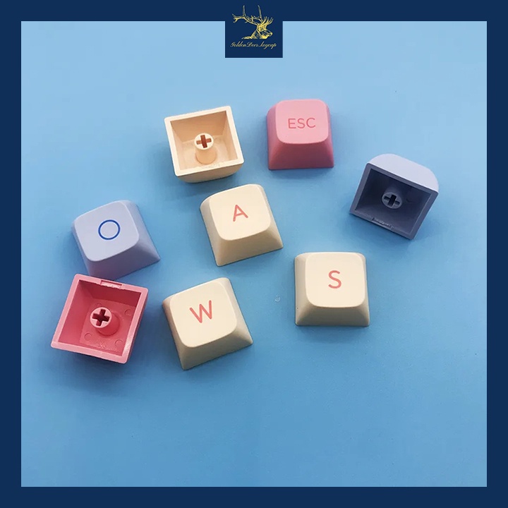 Cận cảnh keycap XDA Marshmallow PBT