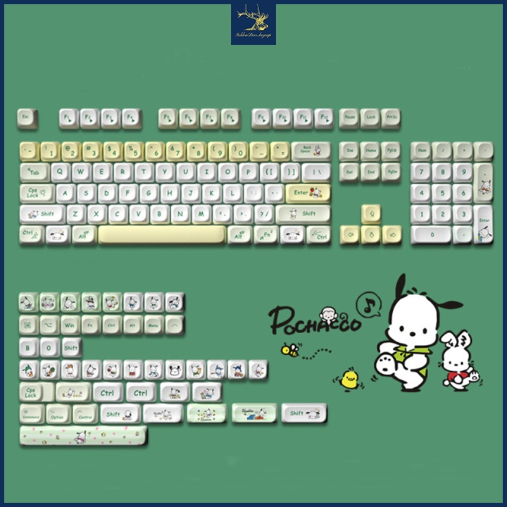 Bộ keycap MOA Pochacco PBT phù hợp nhiều layout