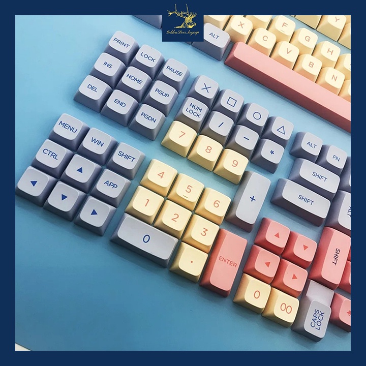 Keycap Marshmallow XDA nhiều màu pastel