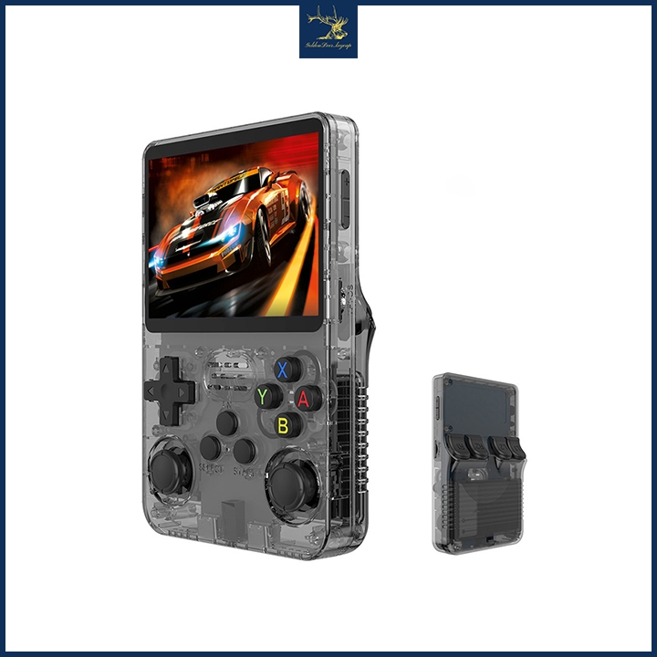 Máy chơi game cầm tay R36S màu đen