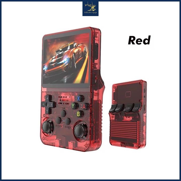 Máy chơi game cầm tay R36S màu đỏ