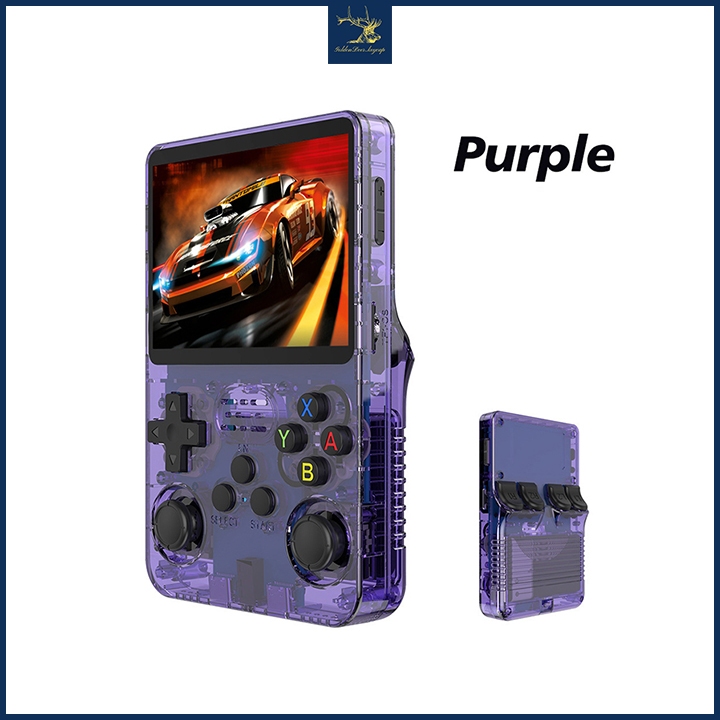 Máy chơi game cầm tay R36S màu tím