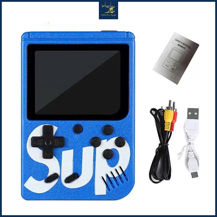 Máy chơi game cầm tay SUP 400 màn hình 3 inch màu xanh biển cho 1 người