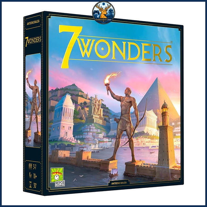 Bộ Bài Trò Chơi Board Game Vui Nhộn 7 Wonders Bản Tiếng Anh, Bộ Bài 7 Kỳ Quan Chất Lượng Cao - Ảnh 5