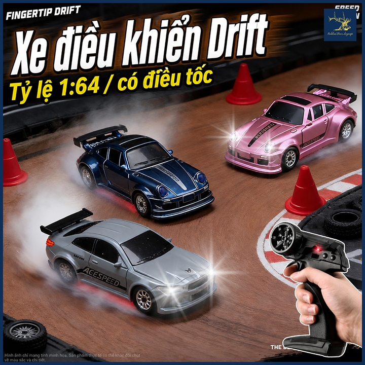 Xe điều khiển từ xa mini drift FQD23 tỷ lệ 1:64