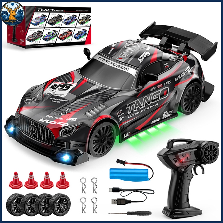 Xe Điều Khiển Từ Xa Drift Tỷ Lệ 1:24, Tốc Độ Cao Có Đèn Led, Xe Điều Khiển RC 1/24 - Ảnh 8