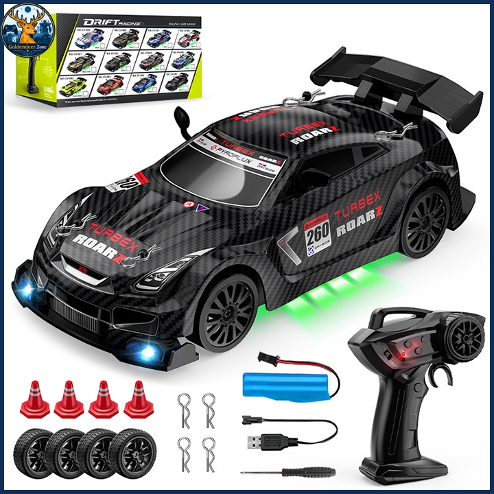 Xe Điều Khiển Từ Xa Drift Tỷ Lệ 1:24, Tốc Độ Cao Có Đèn Led, Xe Điều Khiển RC 1/24 - Ảnh 7